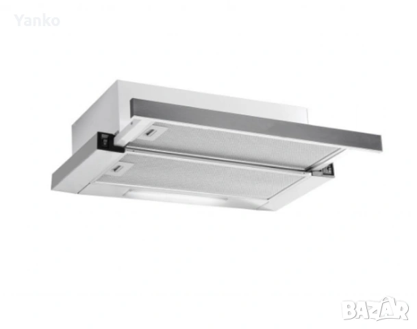 Аспиратор 60 см – 2 мотора, мощен и стилен (бял