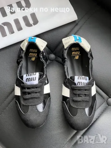 Miu Miu Дамски Маратонки👟Дамски Спортни Обувки Миу Миу - Налични Различни Цветове Код E215, снимка 11 - Маратонки - 50411277