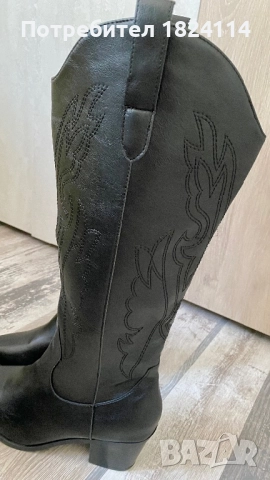 Дамски каубойски ботуши, снимка 8 - Дамски ботуши - 51653686