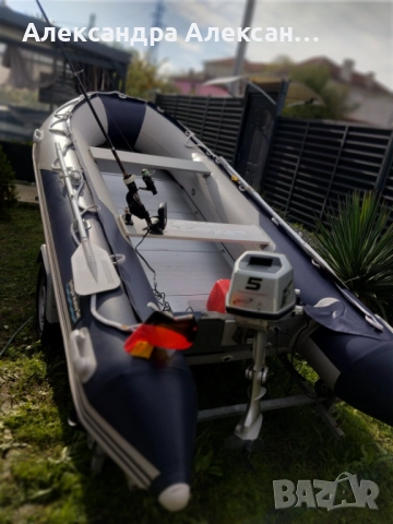 Продавам лодка с извънбордов мотор и колесар, снимка 3 - Воден транспорт - 52174125