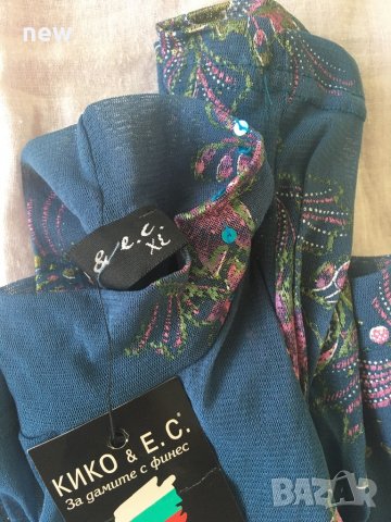 Нова прозрачна блуза размер XL, снимка 7 - Блузи с дълъг ръкав и пуловери - 37039210