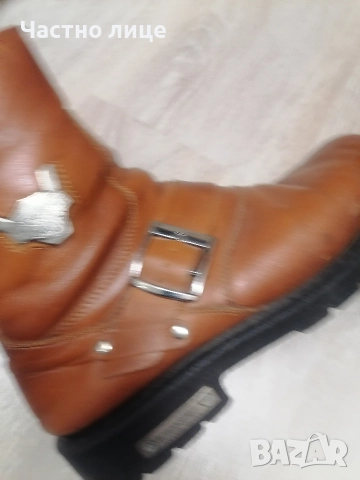 43н.Естествена кожа мъжки боти, стелка 28 см. , снимка 7 - Мъжки боти - 52974415