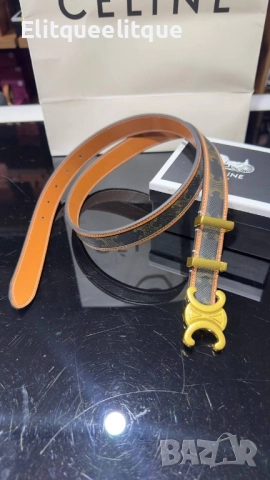 колани от естествена кожа в кутия celine, снимка 3 - Колани - 52237625