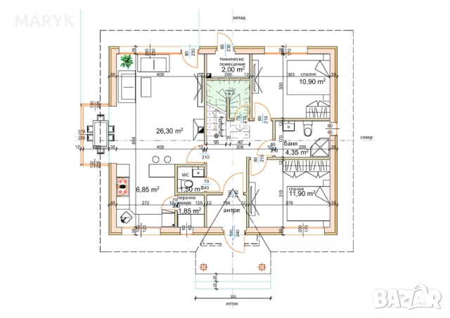 ОТ СОБСТВЕНИК! Продавам парцел с проект за къща в с. Гинци, снимка 5 - Парцели - 52389312