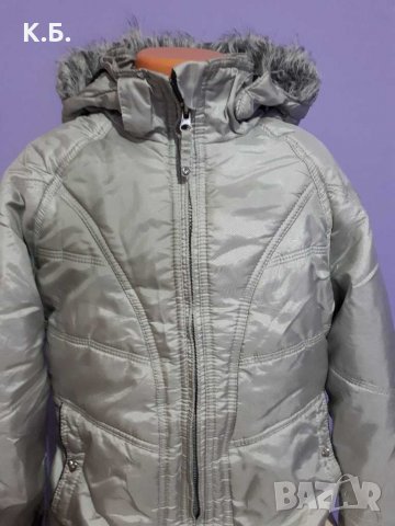 Сребристо яке р-р 116/122, снимка 2 - Детски якета и елеци - 31668739