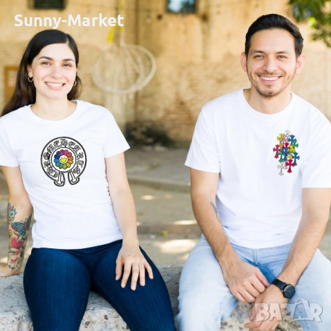 CHROME HEARTS Мъжки , дамски и детски тениски с къс ръкав, снимка 4 - Тениски - 54042879