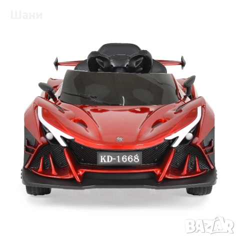 Акумулаторна кола Moni - Flash, червен металик , снимка 6 - Детски велосипеди, триколки и коли - 51610656