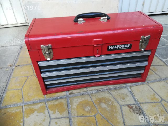 halfords professional-метален куфар за инструменти 0711202013, снимка 5 - Куфари с инструменти - 30709849