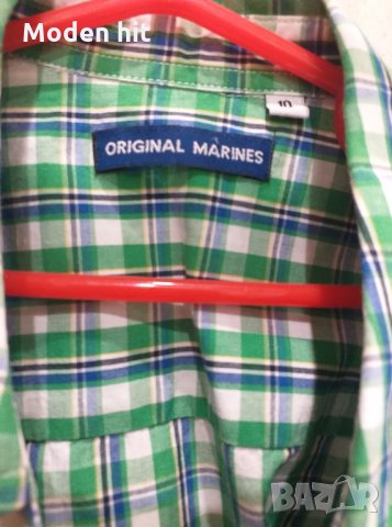 Original marines риза за момче, размер 10 г./140 см., снимка 2 - Детски ризи - 34318912