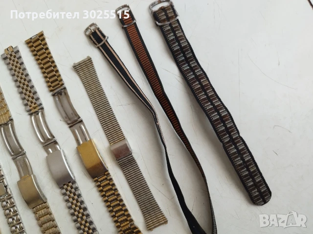 Стари метални верижки за часовник, каишки, снимка 4 - Колекции - 42169997