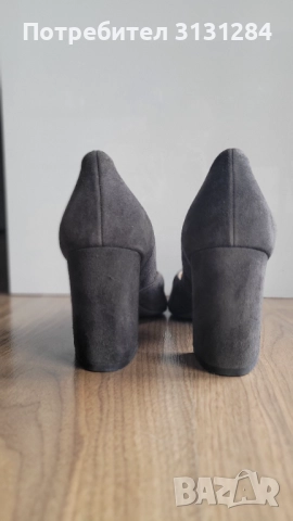 Hogl елегантни женски обувки на ток натурален велур р. 40,5 Австрия , снимка 4 - Дамски обувки на ток - 51498810