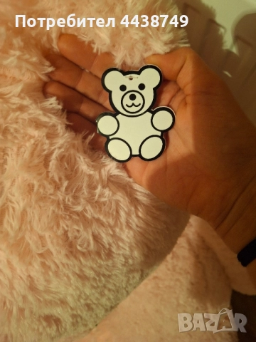 Розово плюшено мече , снимка 4 - Плюшени играчки - 52521079