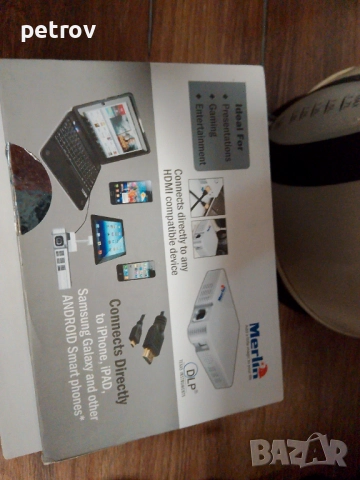 Проектор DLP мини, снимка 2 - Плейъри, домашно кино, прожектори - 51846627