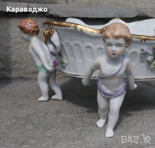 Порцеланова Фруктиера/Бонбониера, снимка 2 - Декорация за дома - 51153234