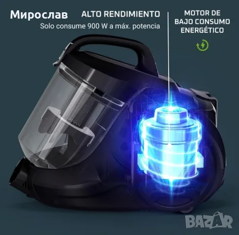 Rowenta Swift Power RO2981 900W, снимка 2 - Прахосмукачки - 49007772