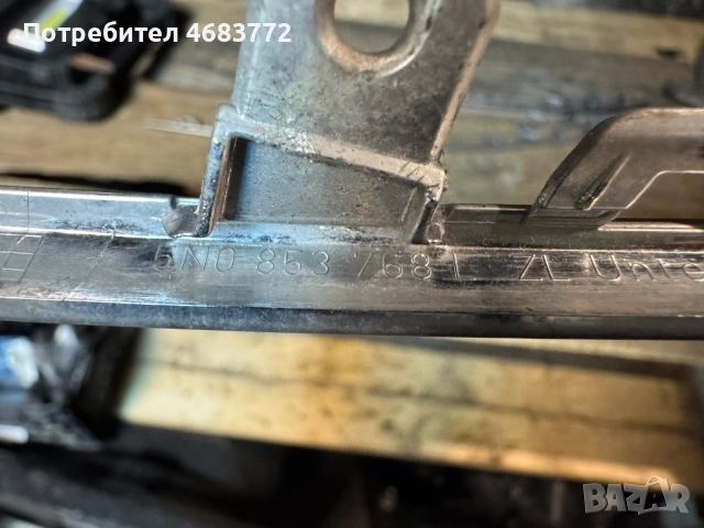 Долна дясна никелова лайсна на предна решетка Тигуан Vw Tiguan само за 30лв. 5n0853768L, снимка 5 - Части - 52804552