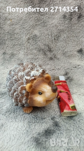 Фигурка таралеж , снимка 4 - Декорация за дома - 51715908