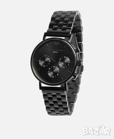 Чисто нов дамски часовник Liebeskind Chronograph, черен цвят