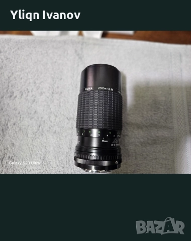 Продавам: Класически Телеобектив Sigma Zoom-K III 75-210mm f/3.5-4, снимка 2 - Обективи и филтри - 52687655