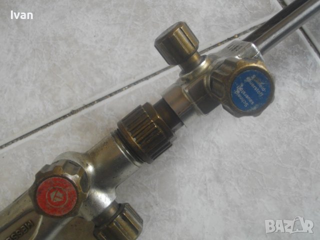 Голям Резак За Оксижен-500мм-Холандски-4 Спирателни Крана-MESSER GRIESHEIM-Професионален, снимка 13 - Други инструменти - 37068973