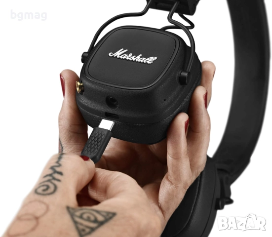 Marshall Major IV On Ear безжични Bluetooth слушалки, снимка 5 - Bluetooth слушалки - 52105769