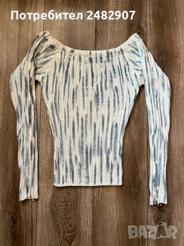 Ефектна дамска блуза, снимка 2 - Блузи с дълъг ръкав и пуловери - 53142613