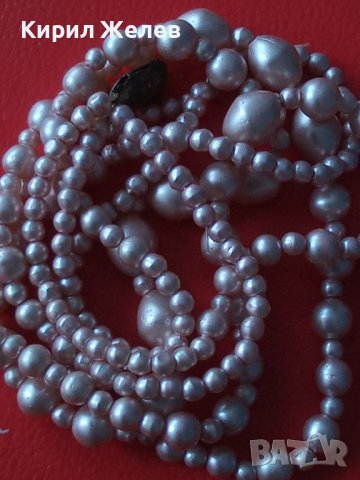 ЧЕШКИ СТАРИНЕН РЕТРО АРТ ПЕРЛЕН ГЕРДАН БОХЕМСКИ ПЕРЛИ 16567, снимка 13 - Колиета, медальони, синджири - 30691411