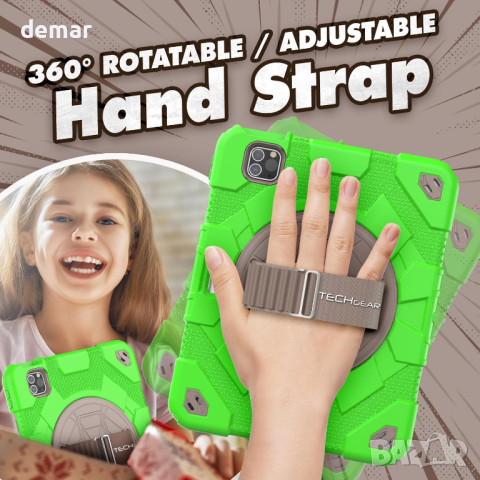 Калъфът SUPE пасва на Apple iPad Air 10.9" 4-то/5-то поколение (2022/2020) и iPad Pro 11" 4-то/3-то, снимка 8 - Таблети - 44652781