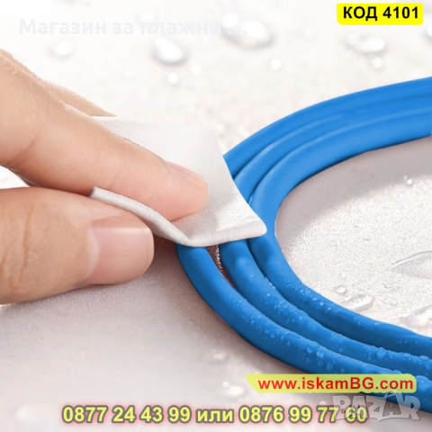 Кабел за бързо зареждане USB към Тype C и мощност от 120W, дължина 2 метра - КОД 4101, снимка 6 - USB кабели - 44714253