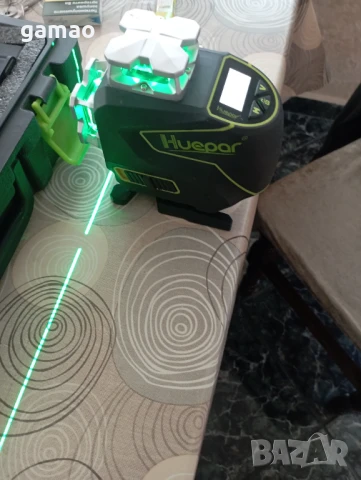 Лазерен нивелир Huepar, снимка 2 - Измервателни инструменти - 50484301