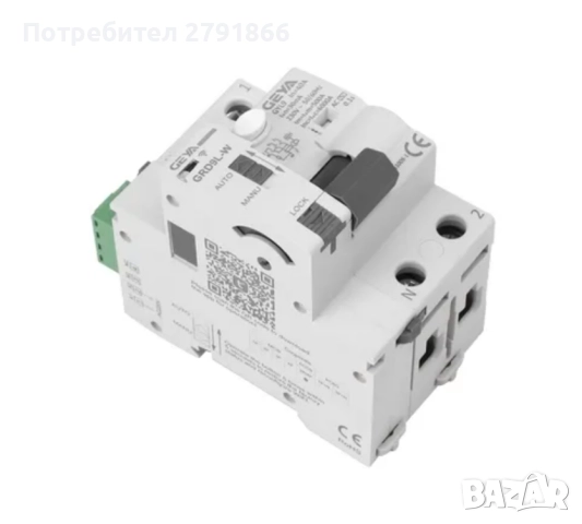 Дефектнотокова защита Geya GRD9L-W+GYL9 MCB/RCCB/RCBO WiFi 220V 2P 63A 30mA, снимка 5 - Друга електроника - 51836305