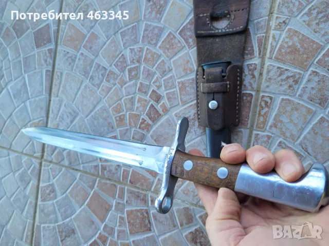 Щик, нож, байонет, Шмид-Рубин, снимка 12 - Антикварни и старинни предмети - 50320931