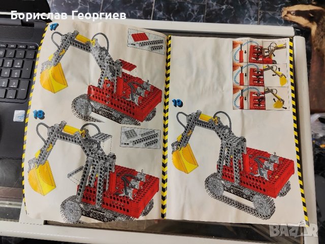 Лего инструкция 8851 lego technic 1984 г, снимка 3 - Конструктори - 42607491