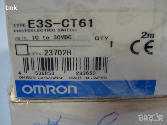 Фотоелектричен прекъсвач OMRON E3S-CT61, снимка 6 - Резервни части за машини - 31802721