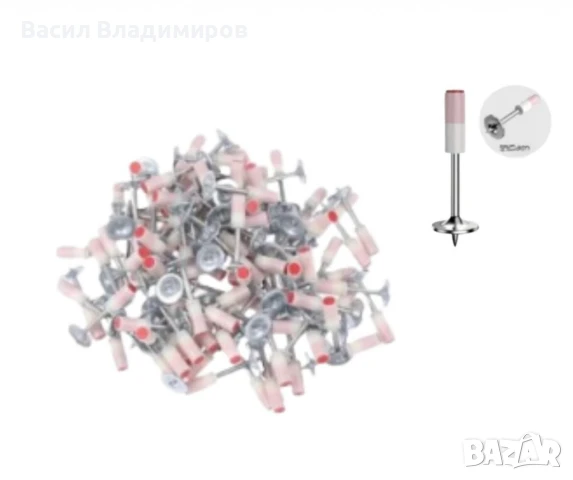 Пирони за пистолет 100 бр., 16 мм.
