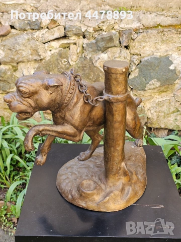 Масивна стара бронзова склуптура. , снимка 7 - Антикварни и старинни предмети - 54123109