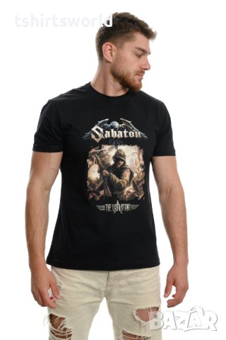 Нова мъжка тениска с дигитален печат на музикалната група Sabaton - The last stand С ГРЪБ, снимка 5 - Тениски - 40433876