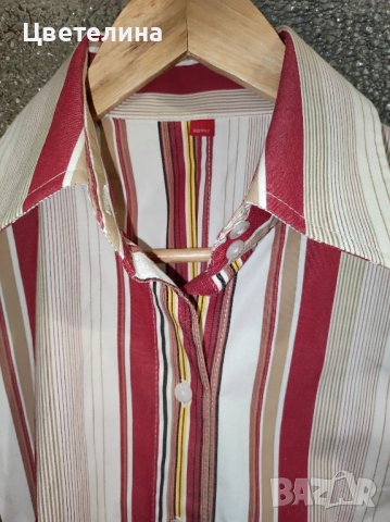 Дамска риза с вертикално райе ESPRIT размер S цена 20 лв., снимка 3 - Ризи - 42860316