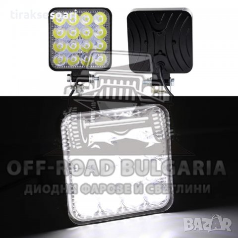 ПРОМОЦИЯ 10 Броя 48W Диодни Фарове За Джип, Фарове Трактор, снимка 2 - Аксесоари и консумативи - 38778600