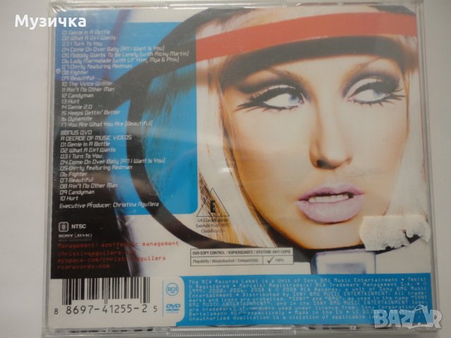  Christina Aguilera/Keeps Gettin' Better: A Decade of Hits CD+DVD, снимка 2 - CD дискове - 33729273