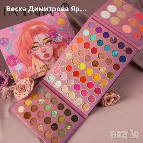 Палитра с 84 цвята Handaiyan HZS456, снимка 8 - Козметика за лице - 47669338