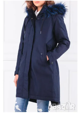 Парка G-Star Rovic Boyfriend Padded Faux Fur Parka размер S, снимка 4 - Якета - 47412365