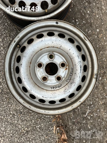 2бр. ОЕМ железни джанти 16 5х120 - VW Transporter T5 T5.1 T6 T6.1, снимка 3 - Гуми и джанти - 51359046