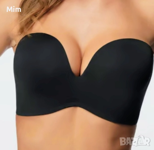 Wanderbra 80 G Черен сутиен без банели 