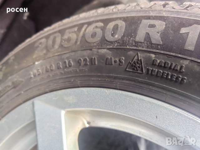 Джанти 5х114,3 16цола с зимни гуми нови, снимка 3 - Гуми и джанти - 53354121