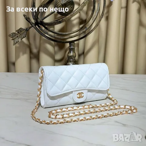 Chanel Дамска Кожена Чанта С Дълга Дръжка За През Рамо Шанел - Различни Цветове Код SEM-128, снимка 6 - Чанти - 55754535