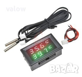 Панелен термометър -50 +110 гр с две сонди автомобил хладилник витрина, снимка 3 - Друга електроника - 40041134