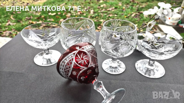 Кристални чаши 2 +1 +2