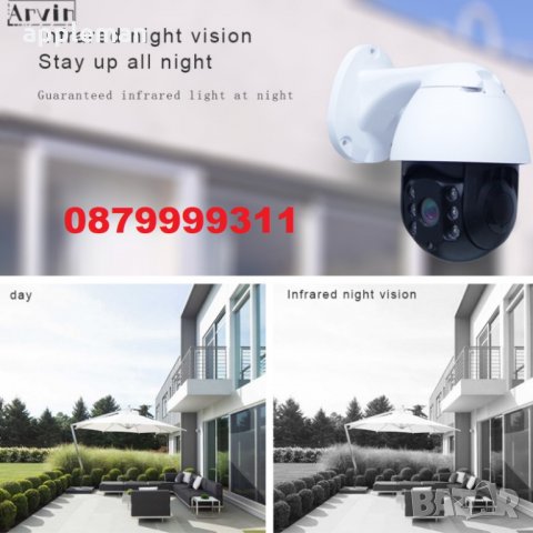 ТОП RoboCam 360 ! Камера въртяща за външен монтаж FULLHD WiFi IP Робокам, снимка 6 - IP камери - 28960595