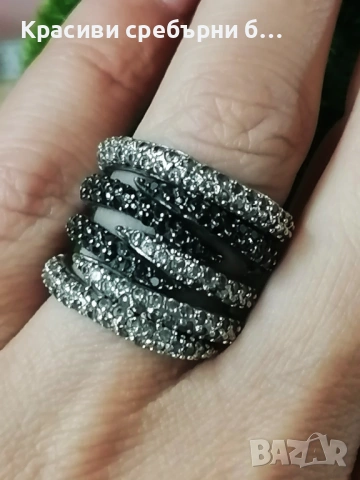 Впечатляващ, масивен сребърен 